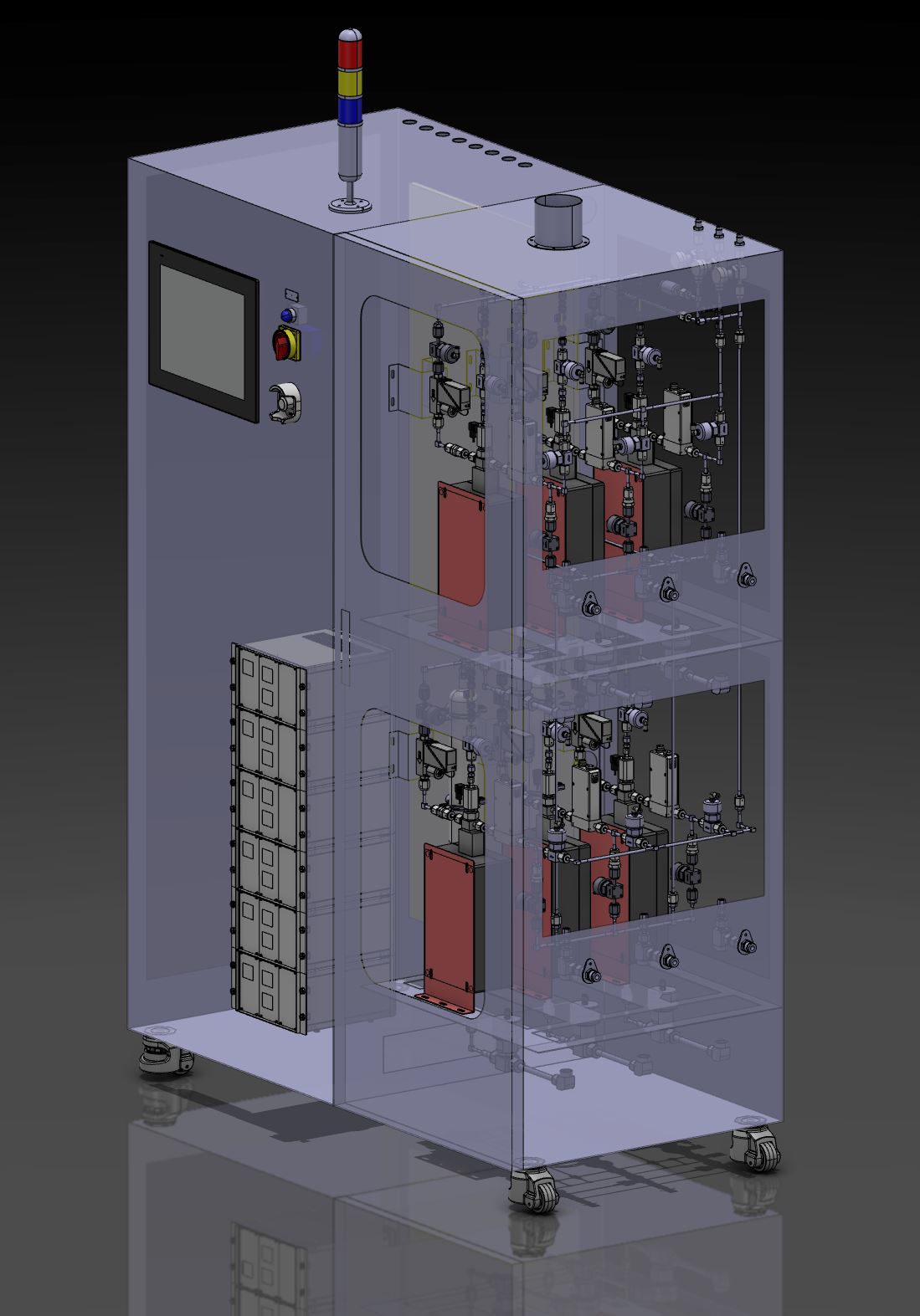 TEOS EVAPORATION SYS.